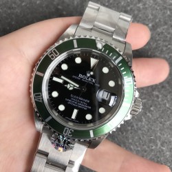 Submariner 116610LV Hulk 40mm SS/SS Green Dial ARF VS3135