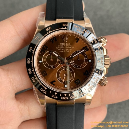 Daytona 116515 40mm RG/RU Brown/Num NOOB DD4130