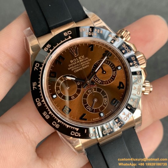 Daytona 116515 40mm RG/RU Brown/Num NOOB DD4130