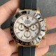 Daytona 116515 40mm RG/RU White Dial NOOB SH4130 V3(Gain Weight)