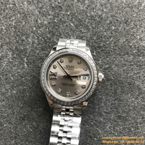 Datejust 279174 28mm Jub Dia SS/SS Silver/Diam GSF A2671