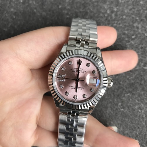 Datejust 279174 28mm Jub SS/SS Pink/Diam GSF A2671