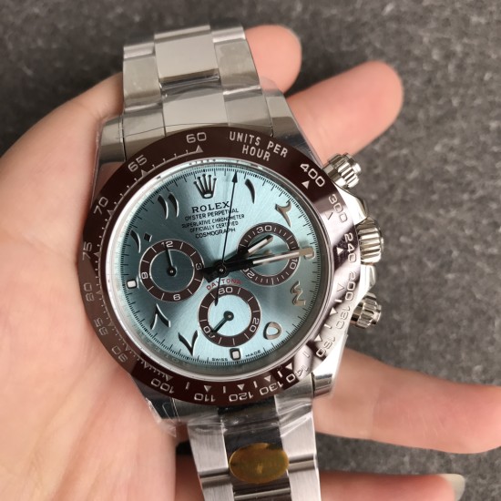 Daytona 116506 40mm SS/SS Ice Blue/Arab NOOB DD4130