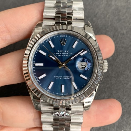 Datejust 126334 41mm Jub 904L SS/SS Blue/Stk ARF VR3235