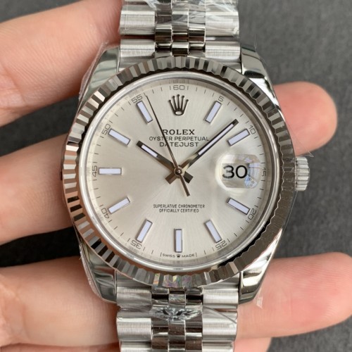 Datejust 126334 41mm Jub 904L SS/SS Silver/Stk ARF VR3235