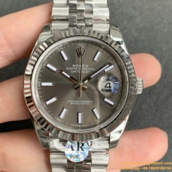 Datejust 126334 41mm Jub 904L SS/SS Grey/Stk ARF VR3235