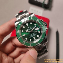 Submariner 116610LV Hulk 40mm SS/SS Green Dial ARF VS3135