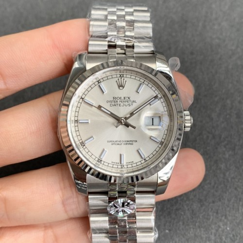 Datejust 126234 36mm Jub SS/SS Silver/Stk ARF VR3235