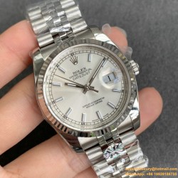 Datejust 126234 36mm Jub SS/SS Silver/Stk ARF VR3235