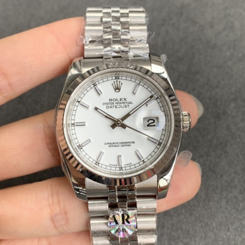 Datejust 126234 36mm Jub SS/SS White/Stk ARF VR3235