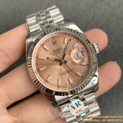 Datejust 126234 36mm Jub SS/SS RG/Stk ARF VR3235