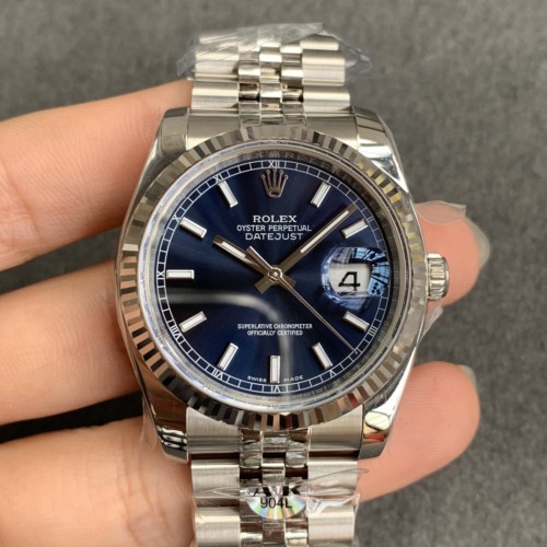 Datejust 126234 36mm Jub SS/SS Blue/Stk ARF VR3235