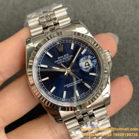 Datejust 126234 36mm Jub SS/SS Blue/Stk ARF VR3235
