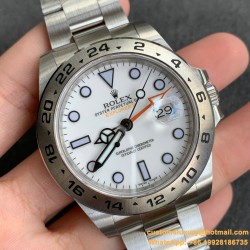 Explorer II 216570 904L SS/SS Wht GMF Asia 3187 CHS