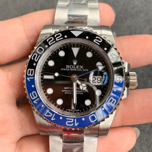 GMT II 116710BLNR 904L SS/SS Blk GMF VR3186