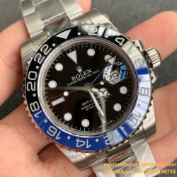GMT II 116710BLNR 904L SS/SS Blk GMF VR3186