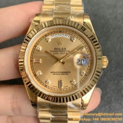 DayDate 40mm YG/YG Gold/Stk V2 EWF A2836