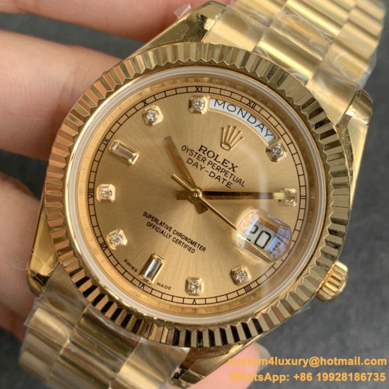 DayDate 40mm YG/YG Gold/Stk V2 EWF A2836