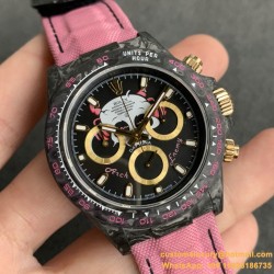 Daytona Diw 40mm Pink FC/NY Black Dial WWF A7750