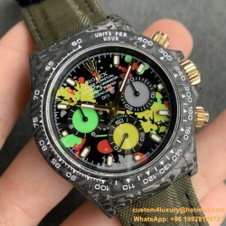 Daytona Diw 40mm Green FC/NY Black DIal WWF A7750