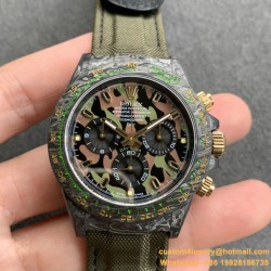 Daytona Diw 40mm Olive FC/NY Black Dial WWF A7750