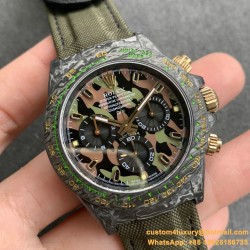 Daytona Diw 40mm Olive FC/NY Black Dial WWF A7750