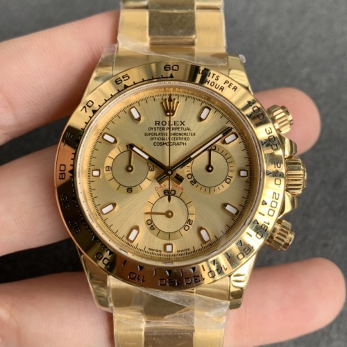 Daytona 116508 YG/YG Gold Dial 904L NOOB SA4130