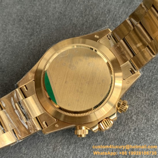 Daytona 116508 YG/YG Black Dial 904L NOOB SA4130