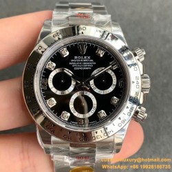 Daytona 116509 40mm SS/SS Black/Dia NOOB SA4130
