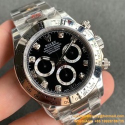 Daytona 116509 40mm SS/SS Black/Dia NOOB SA4130