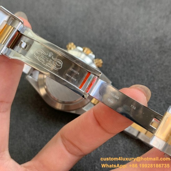 Daytona 126503 40mm YG/SS White/Stk NOOB SH4131 Super Clone