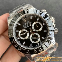 Daytona 126500 40mm SS/SS Black Dial NOOB SH4130 Super Clone