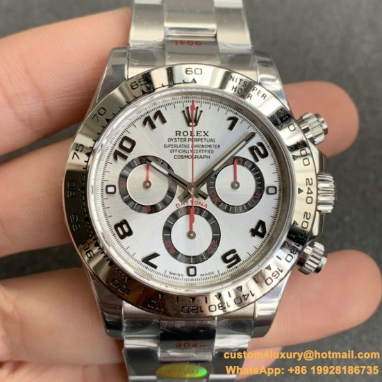 Daytona 116509 40mm SS/SS White/Dia NOOB DD4130