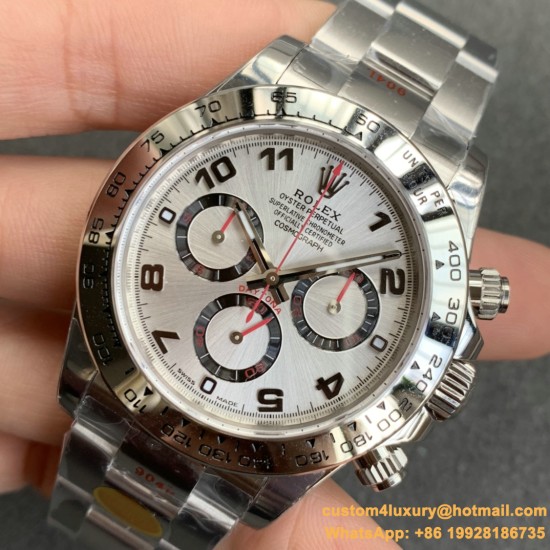 Daytona 116509 40mm SS/SS White/Dia NOOB DD4130