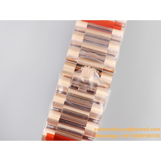 DayDate 36mm Flt Pres RG/RG Brown EWF A3255 Mod