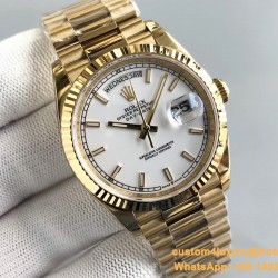 DayDate 228238 36mm YG/YG White/Stk JDF V4 VR3255 (Gain Weight)
