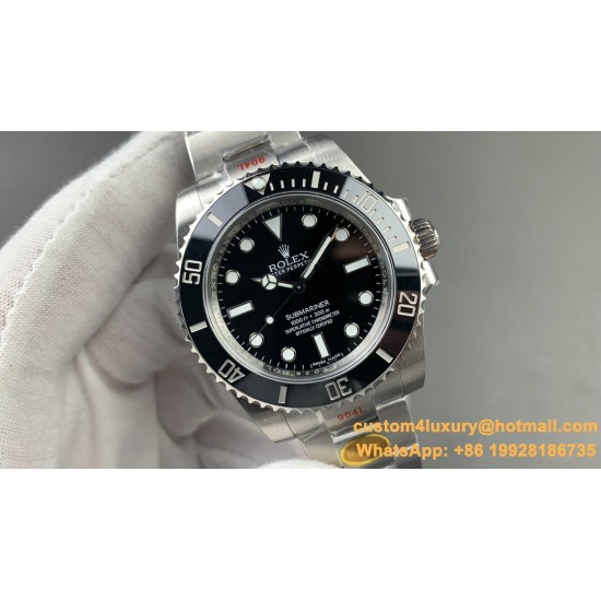 Submariner No Date 114060 40mm ceramic 904L NOOB VS3130
