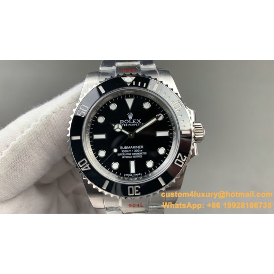 Submariner No Date 114060 40mm ceramic 904L NOOB VS3130