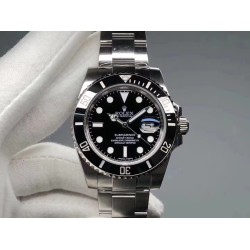 Submariner 124060LN 41mm No Date Black Dial VSF VS3230 Super Clone