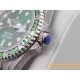 Submariner Diamond 904L SS/SS Green Dial A3135