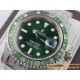 Submariner Diamond 904L SS/SS Green Dial A3135