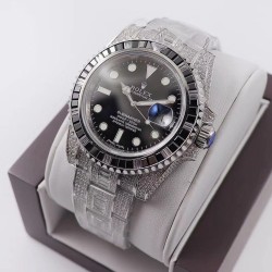 Submariner Diamond 904L SS/SS Black Dial A3135