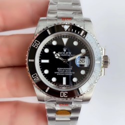 Submariner 116610LN 904L SS/SS Black V10 Noob SA3135