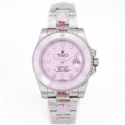 Submariner 116619LB 40MM 904L Pink/Dot SS/SS GMF VS3135