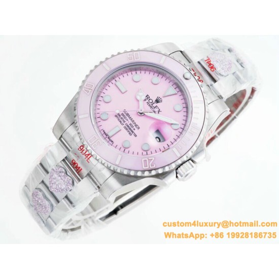 Submariner 116619LB 40MM 904L Pink/Dot SS/SS GMF VS3135