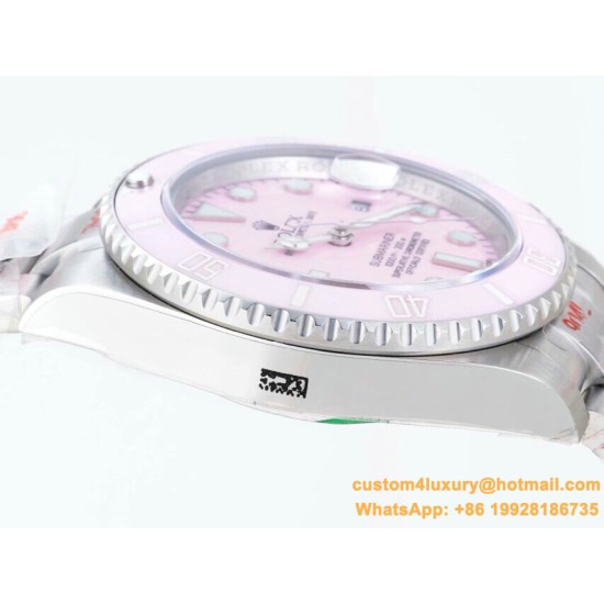Submariner 116619LB 40MM 904L Pink/Dot SS/SS GMF VS3135