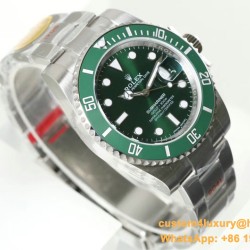 Submariner 116610LV Hulk 40mm SS/SS Green Dial NAIL VS3135