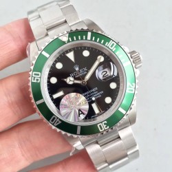 Submariner 126610LV 41MM 904L SS/SS Green Bezel Black Dial JF VR3235