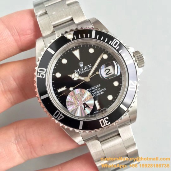 Submariner 126610LN 41MM 904L SS/SS Black Bezel JF VR3235