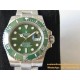 Submariner 116610LV 904L SS/SS Green VRF Asia 3135